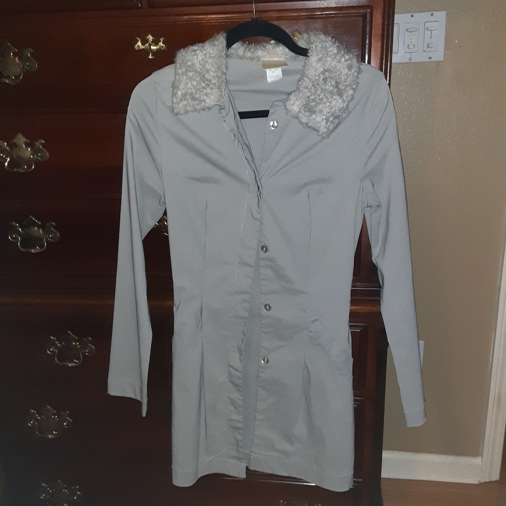 Vintage 90's long Gray Coat